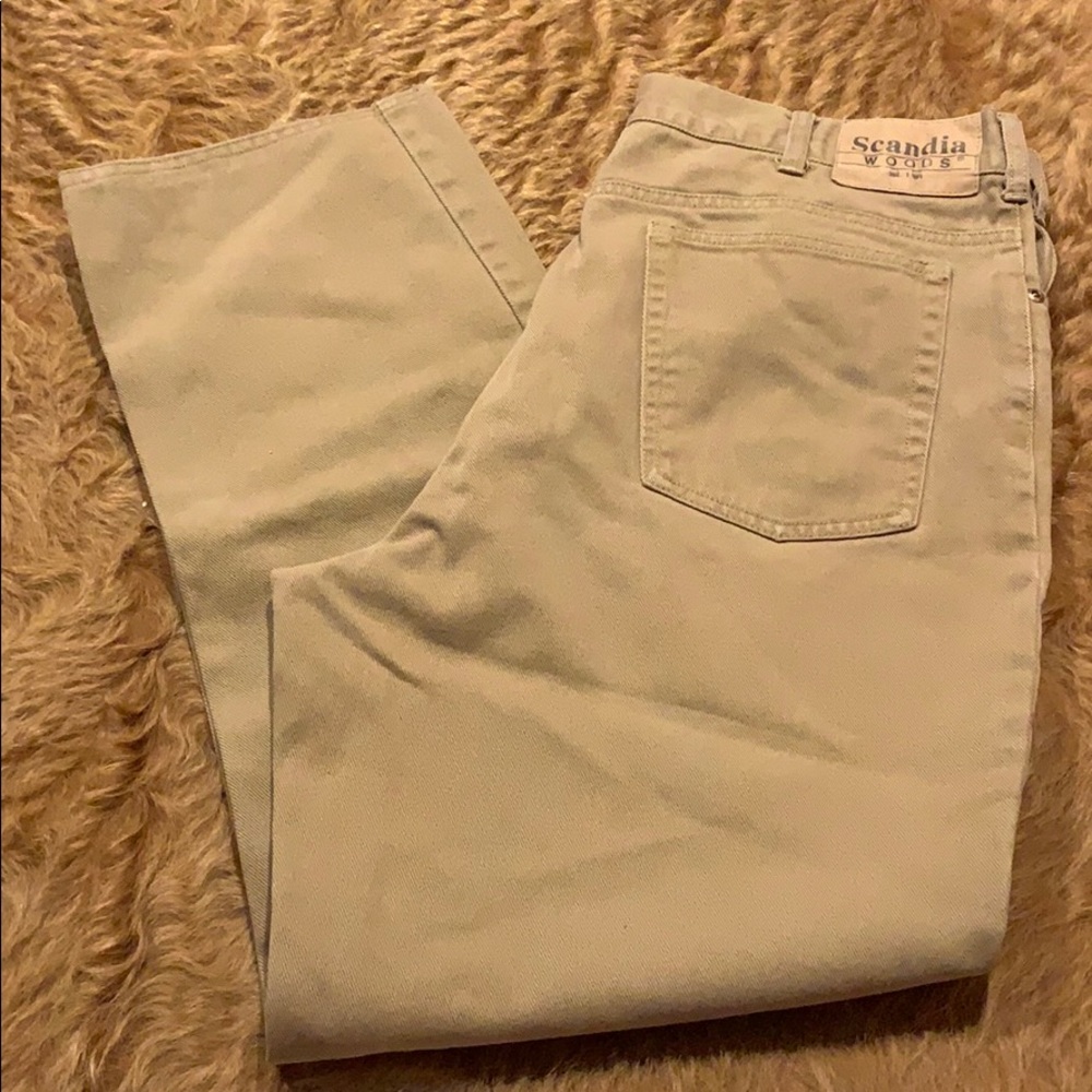 Scandinavian Woods tan jeans